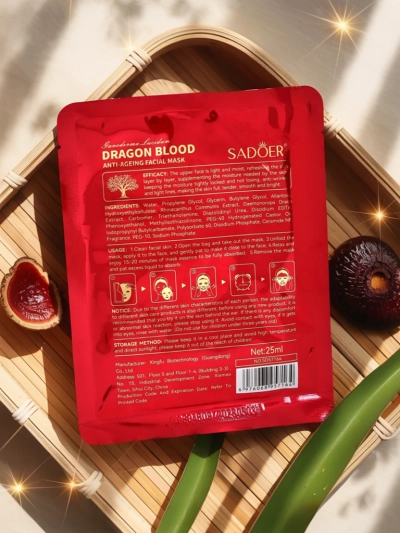 Sadoer Vitalis Dragonis Маска против бръчки Ganoderma Lucidum 25ml