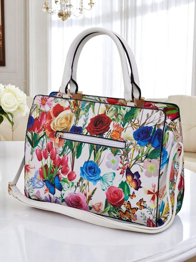 Royalfashion Дамска голяма чанта от еко кожа Bloom Grace