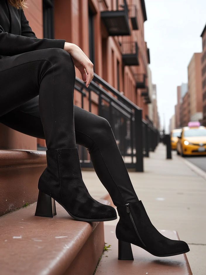 Royalfashion Дамски боти до глезена Fiolon