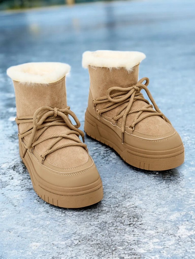 Дамски обувки за сняг с връзки Royalfashion Moniuc