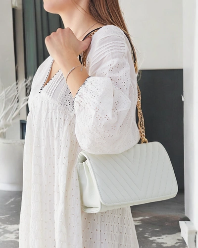 Royalfashion Квадратна малка дамска чанта от еко кожа