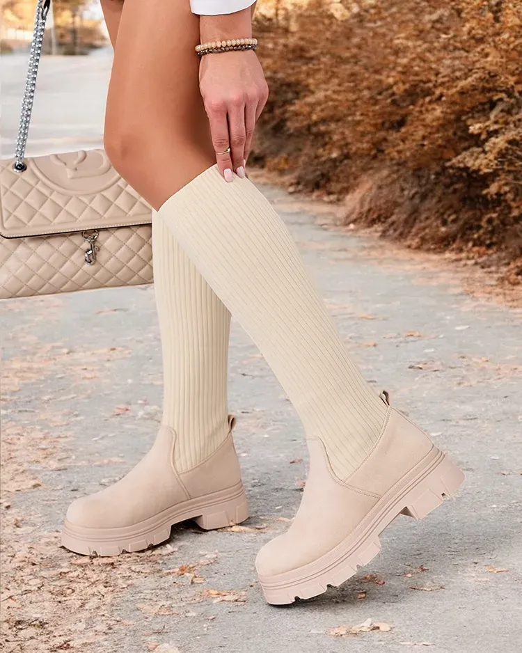 Royalfashion Дамски ботуши Anobbi с приплъзване