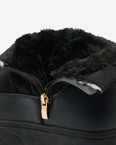 Royalfashion Дамски ботуши за сняг с приплъзване в черно Armeda