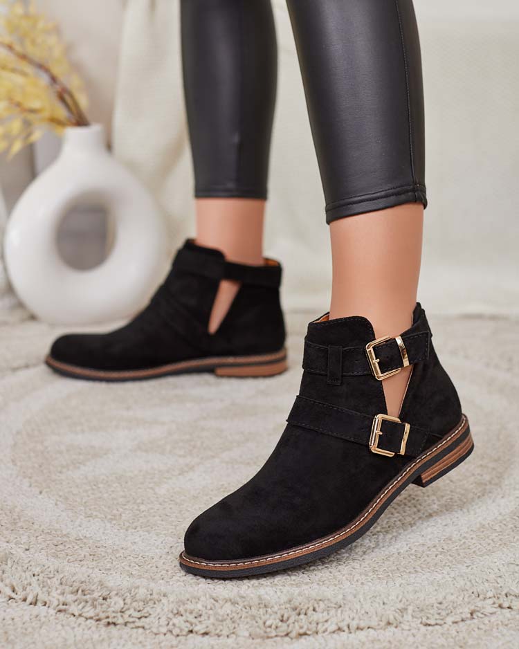 Royalfashion Дамски ботуши Geronsa с изрязано ходило