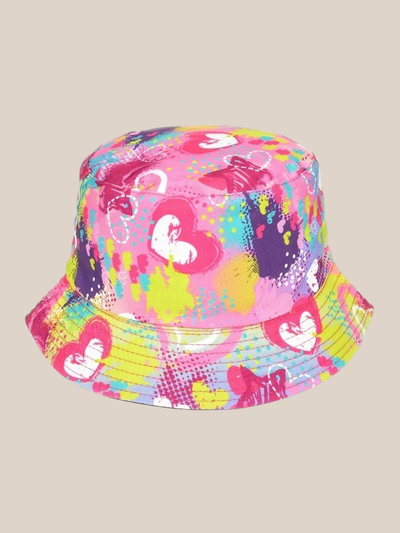 Royalfashion Детска шапка тип „кофа“ Color Splash Bucket