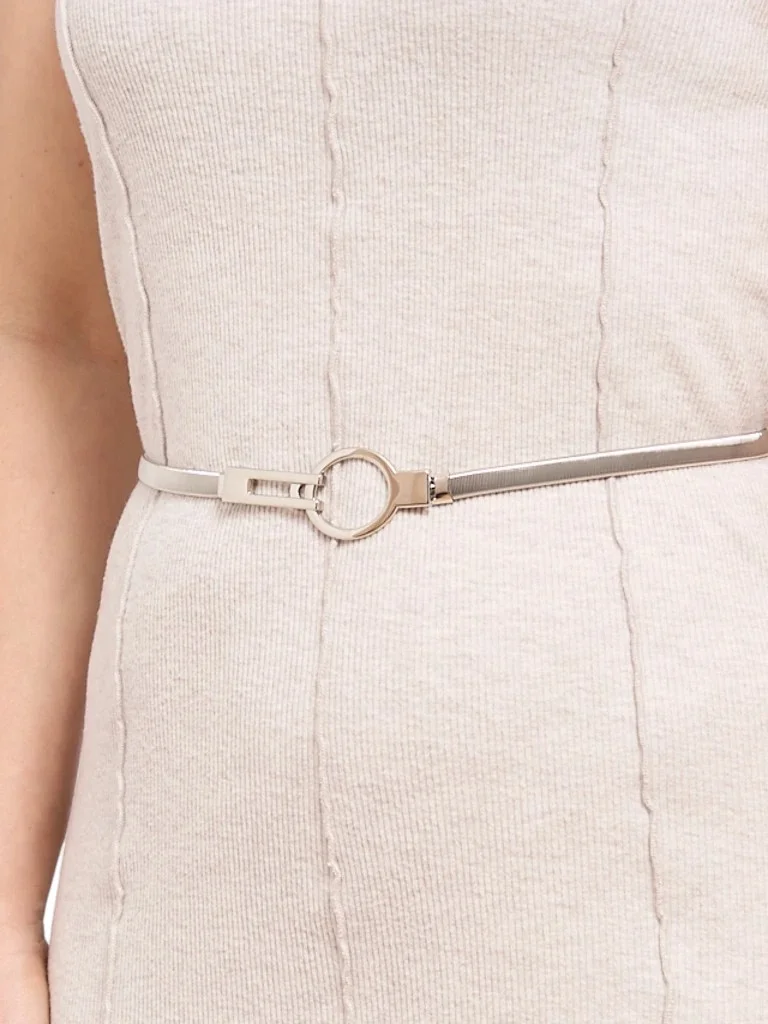 Сребърен Метален Дамски Колан Livia Eleganza Italiano 64-100 см