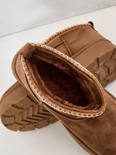 Royalfashion Дамски къси ботуши a'la snow boots Xoalla