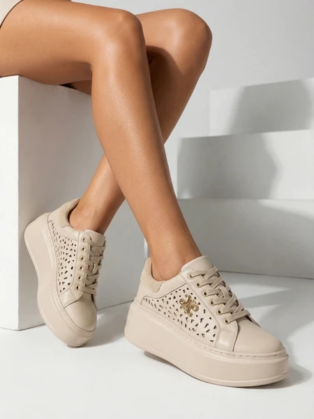 Royalfashion Женски перфорирани спортни маратонки Jovixi