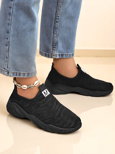 Royalfashion Дамски спортни обувки Flex Move от плат, които се обуват лесно