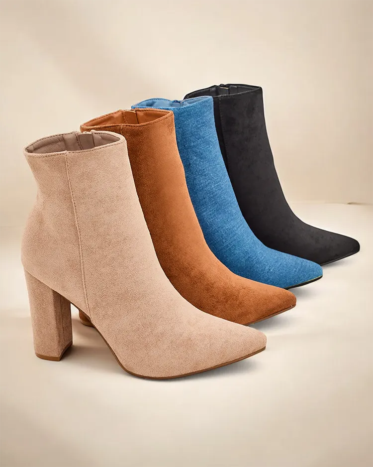 Dамски ботуши на пръсти на стилет Fozi