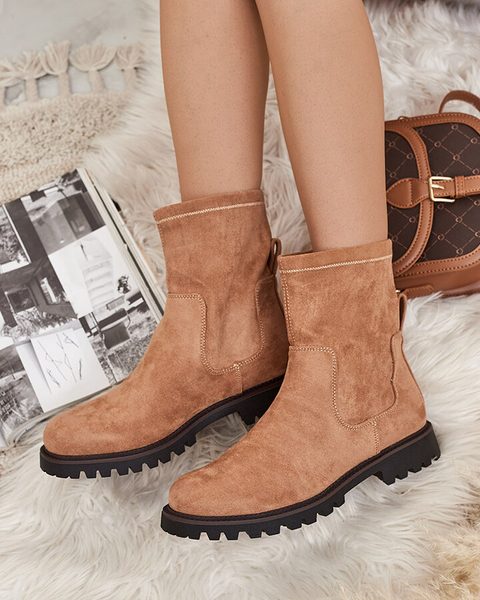 Royalfashion Дамски ботуши Gebimma от еко велур