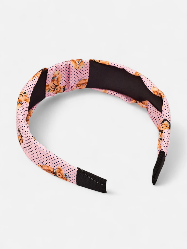 Royalfashion Лента за коса с плитка на точки и мечета