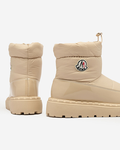 Royalfashion Дамски ботуши за сняг в бежов цвят Ireda