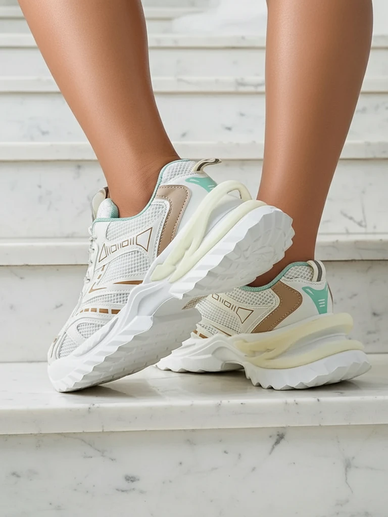 Royalfashion дамски спортни маратонки на по-дебела подметка Nettes