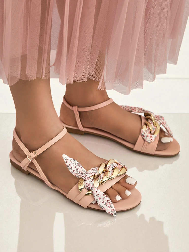 Royalfashion Дамски сандали на равна подметка BareLuxe