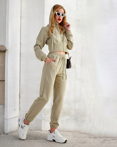 Royalfashion Дамски памучен комплект с потник