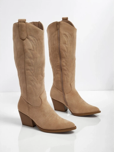 Дамски ботуши тип каубойки Marivelle