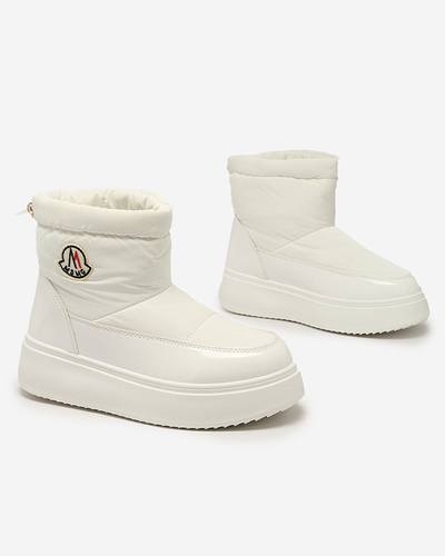 Royalfashion Дамски ботуши за сняг в бял цвят Ademra