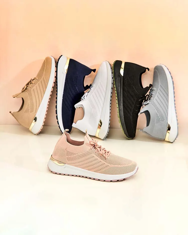 Royalfashion Дамски спортни обувки от плат Amgent