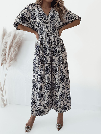 Royalfashion Дамски гащеризон с шарки