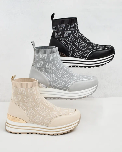 Royalfashion Дамски спортни високи маратонки Lori