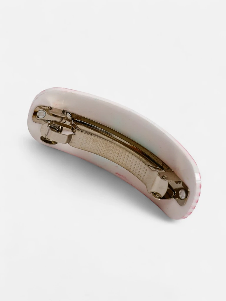 Цветна детска шнола за коса със сърчица