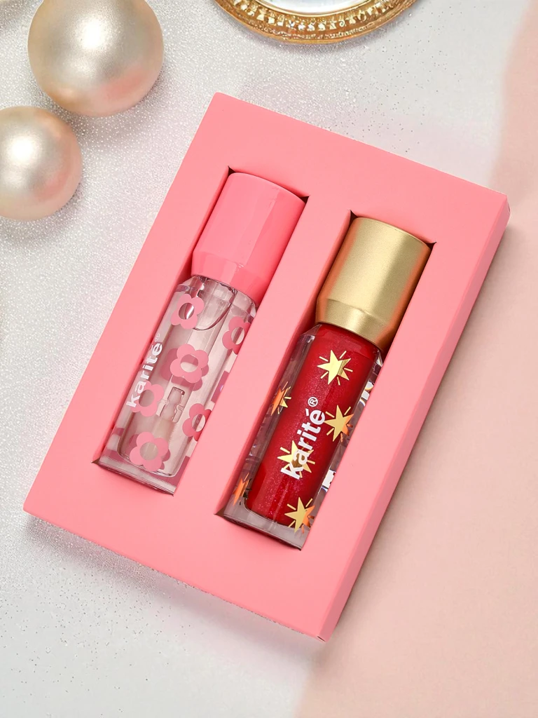 Блясък с брокат и безцветен блясък 2в1 Wine Room