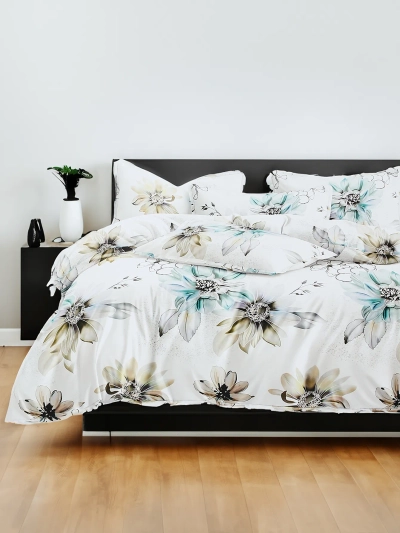 Royalfashion Подплатен комплект за спалня с десен 160x200 4 ЧАСТИ