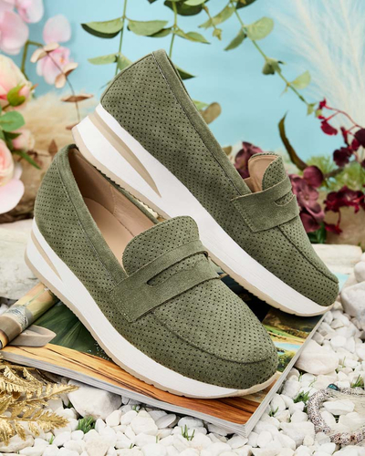 Royalfashion Дамски мокасини с нисък ток Sirn