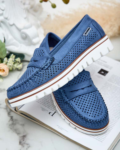 Royalfashion Ажурни дамски мокасини Leteller