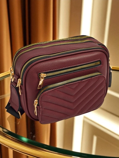 Малка дамска чанта от еко кожа Lunar Elegance