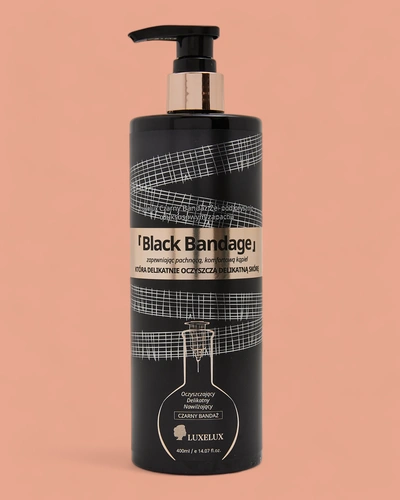Luxelux Черен гел за душ 400 мл