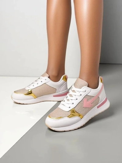 Royalfashion Женски спортни маратонки с блестящи елементи Berilane