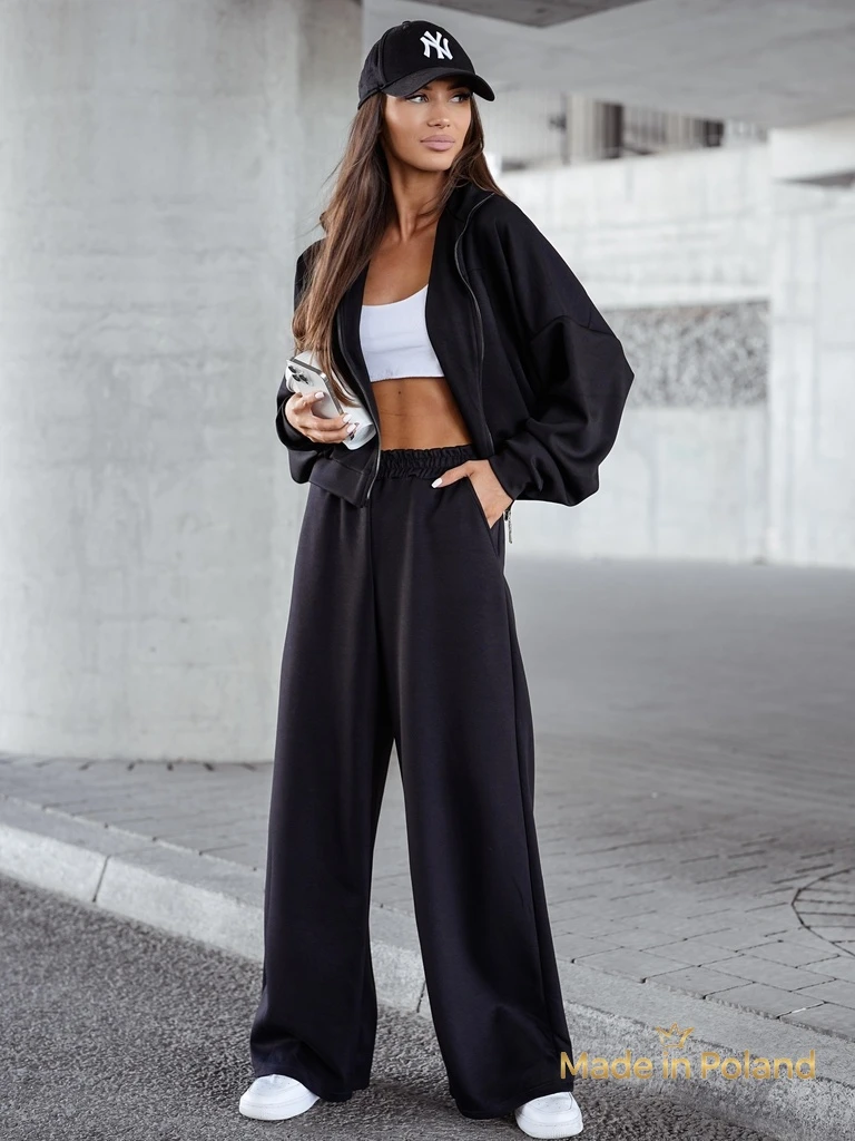 Дамски вискозен комплект анцуг Long Waves