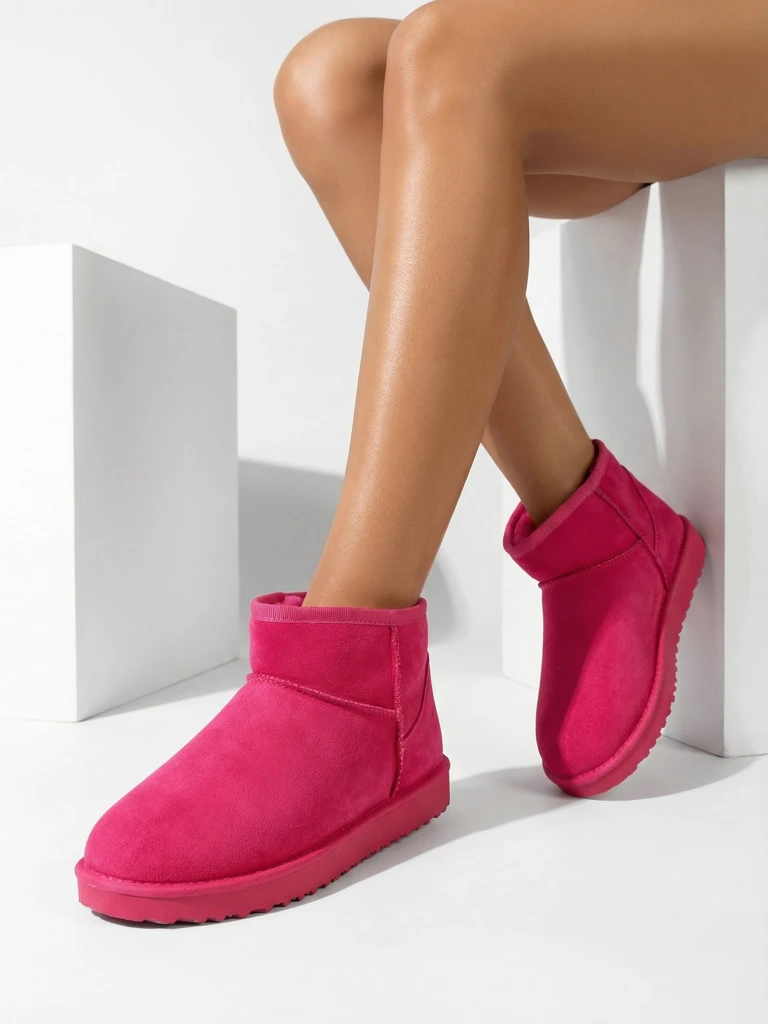 Роялфешън Къси дамски снежни ботуши а'ла Хозис