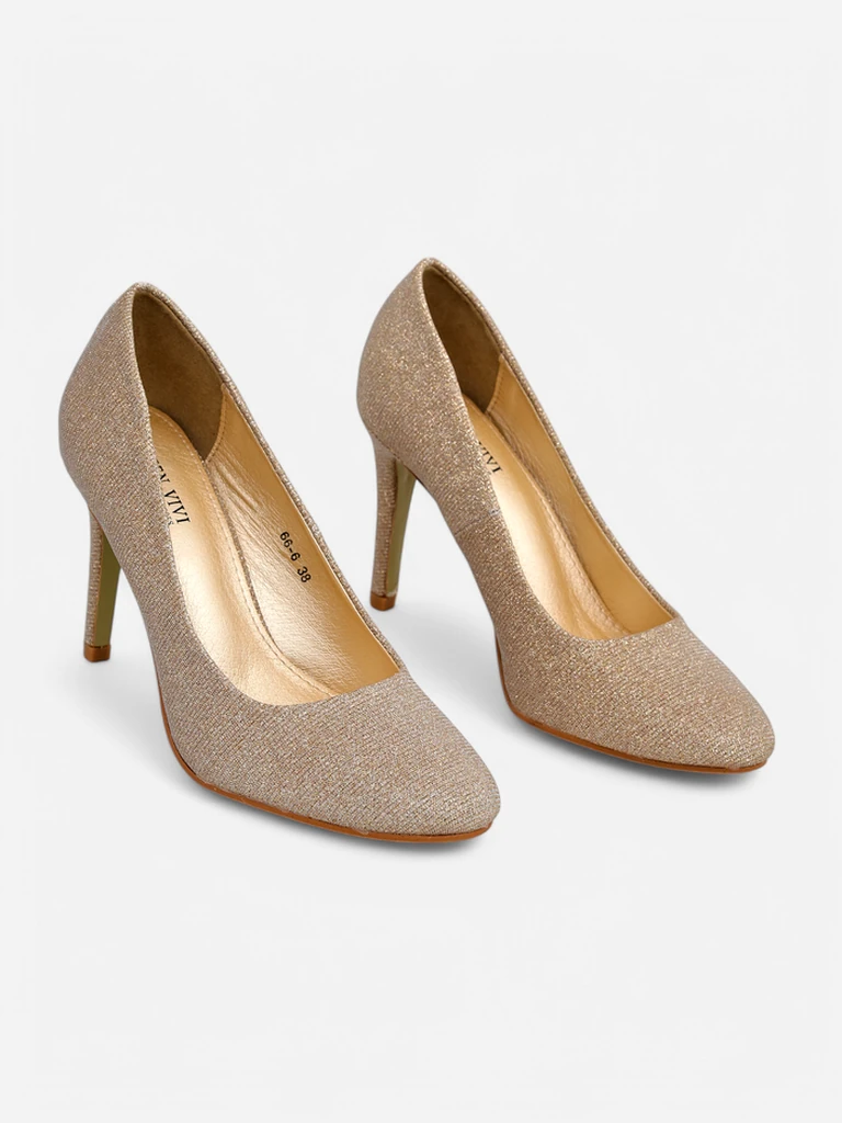 Обувки с висок ток Royalfashion Glitter за жени Enen