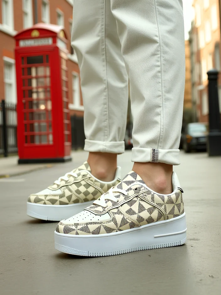 Royalfashion Дамски спортни обувки с принт Ozofio