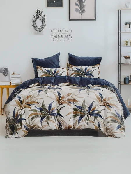 Royalfashion Шарено спално бельо 180x200 комплект 3 ЧАСТИ