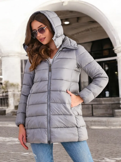 Дамско закачано зимно яке на Royalfashion