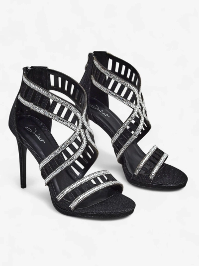 Royalfashion Дамски сандали на токче с декоративна горна част Sycos