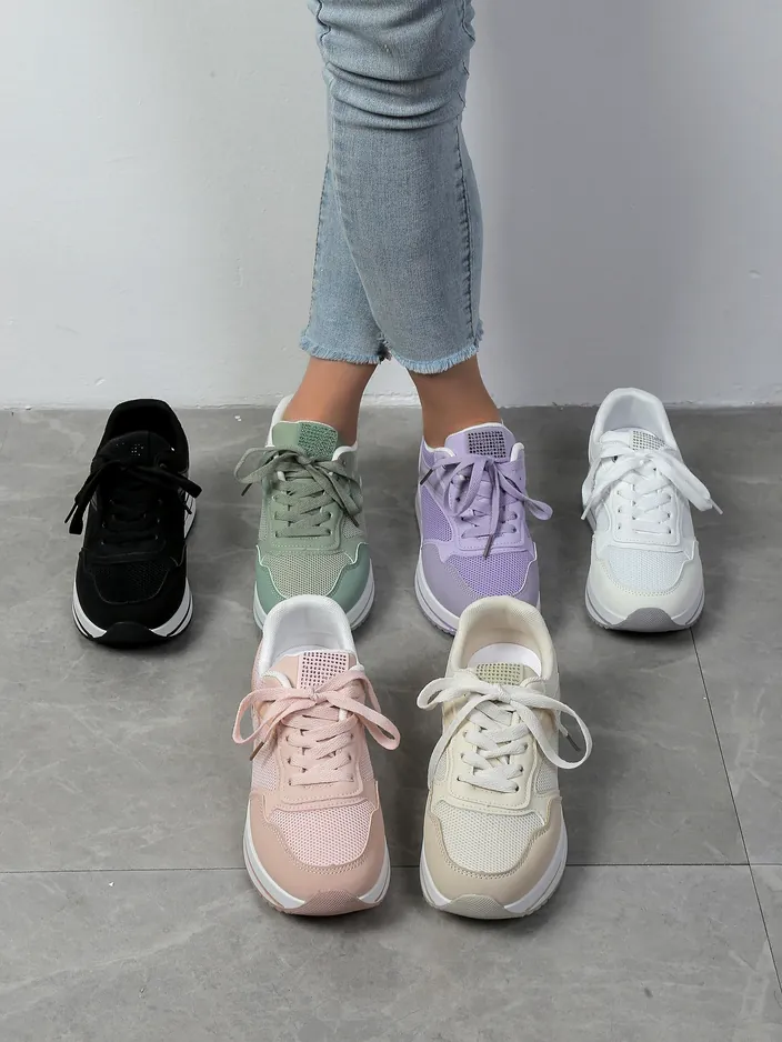 Royalfashion дамски спортни маратонки на платформа Revided