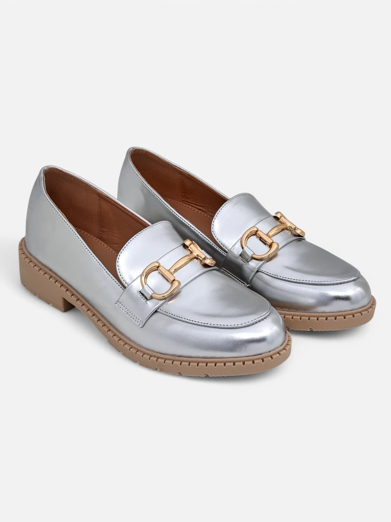 Дамски мокасини Royalfashion, изработени от матов еко-естествена кожа Bayla