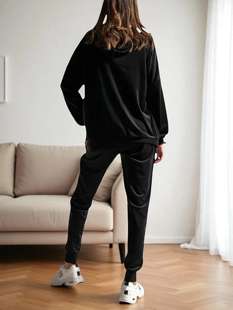 Royalfashion Женски комплект в стил велур