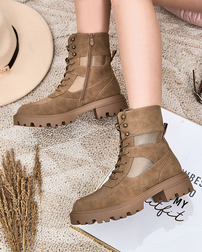 Royalfashion Women's Hovienta lace-up boots