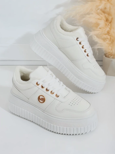 Royalfashion Затоплени дамски маратонки с кожа Rozit