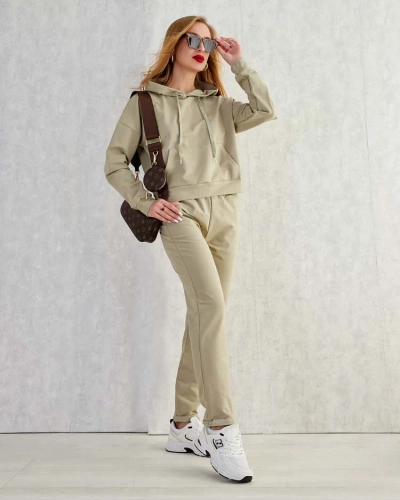 Royalfashion Памучен дамски комплект с потник