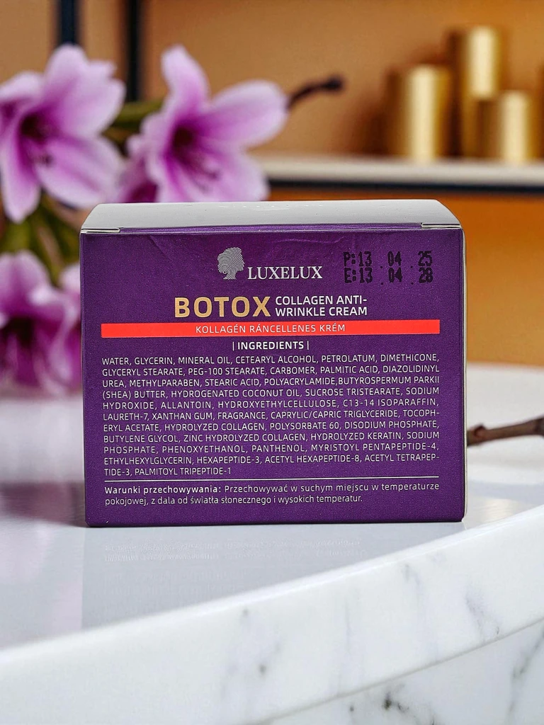 Luxelux Athena Collagenum – крем против бръчки с колаген и пептиди