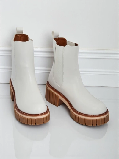 Боти до глезена на токче от еко набук Amber Walk