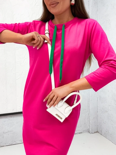 Royalfashion Дамска мини рокля от памучен плат