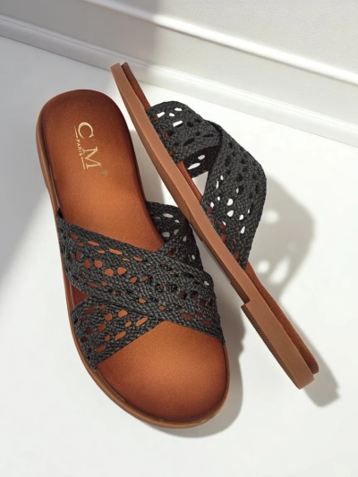 Royalfashion Дамски чехли с равна подметка Ella Brooke